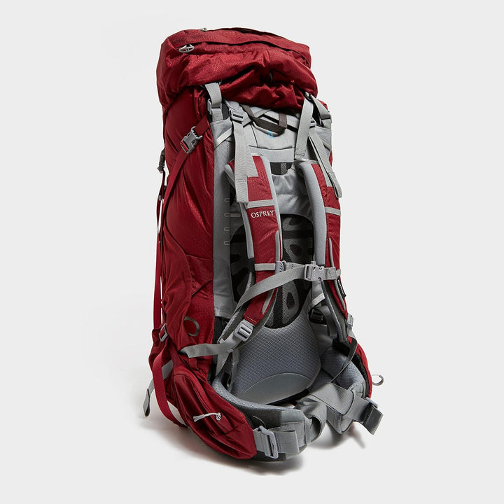 Osprey Ariel 55 Trekkingrucksack für Frauen Claret Red WM/L, Claret Red WM/L