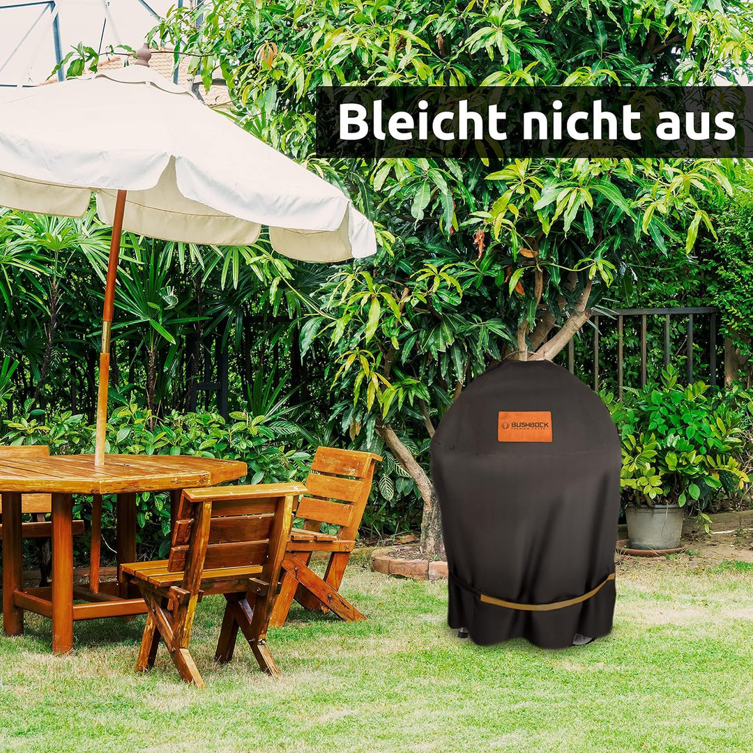 BUSHBOCK® Premium Cover Grillabdeckung für Kugelgrills mit Ø bis 62cm - u.a. für Weber 47/57cm - Abd
