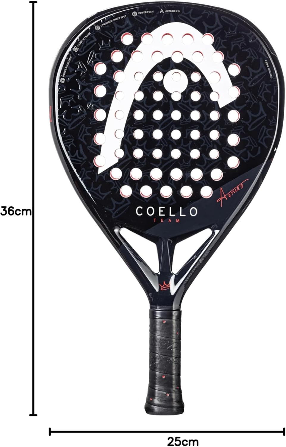 HEAD Coello Padelschläger-Paddel-Serie (Motion, Pro, Team) Unisex, Unisex