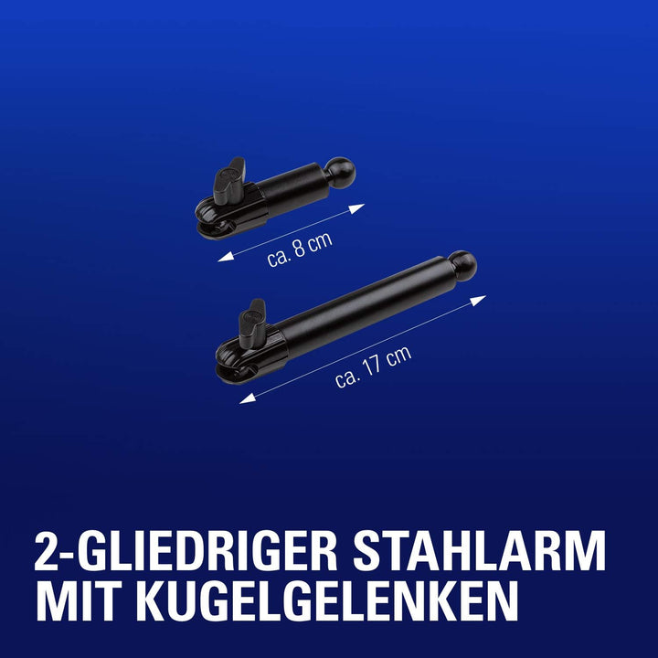 Elgato Flex Arm S, hochwertiger 2-gliedriger Gelenkarm für einfaches Befestigen und Anpassen von Bel