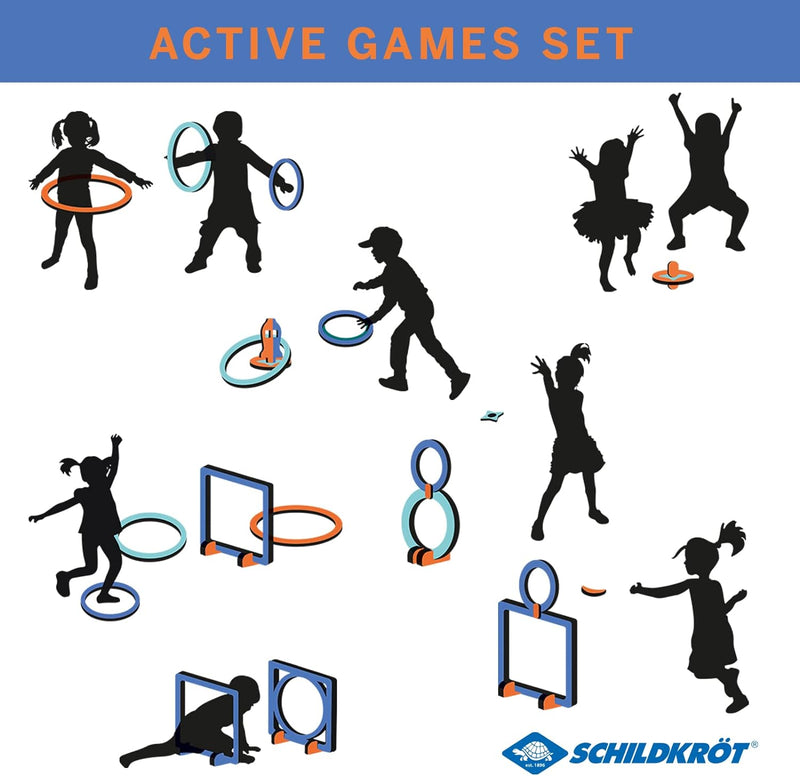 Schildkröt® Lern-und Kreativspiel Active Games Set Geschicklichkeitsspiel für unterschiedliche Parco