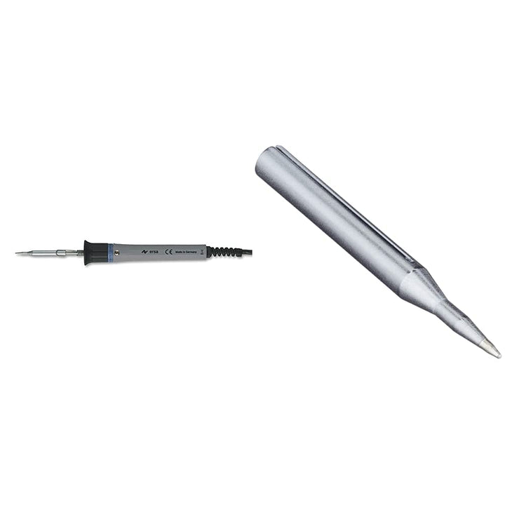 ERSA Lötkolben Multitip C15 15W 230V 0910BD & ERSADUR Dauerlötspitze gerade bleistiftspitz 1,1 mm Du