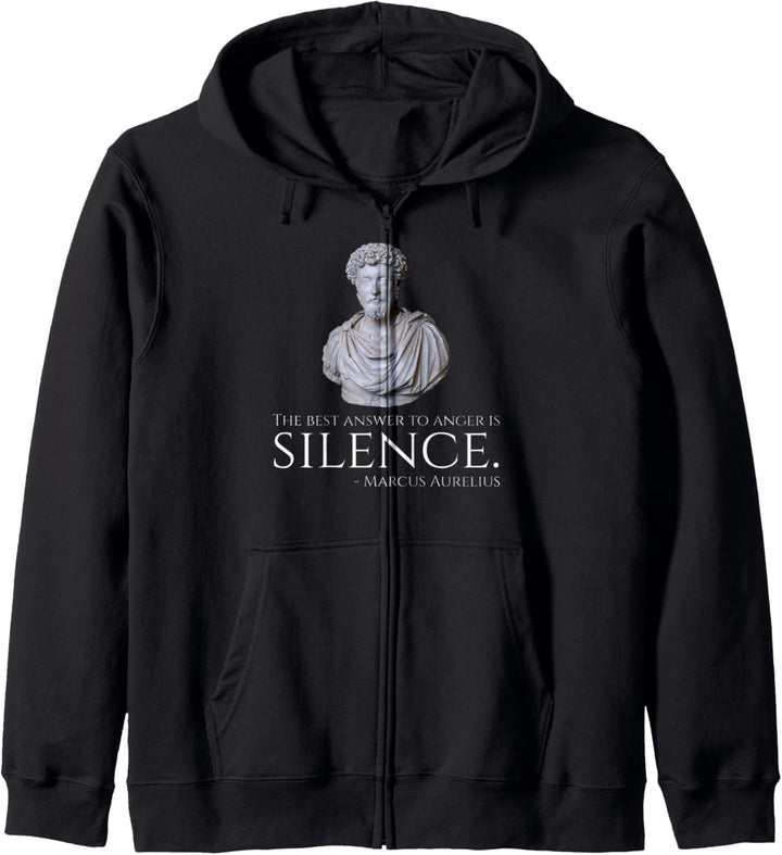 Marcus Aurelius - Stoicism Quote On Anger - Motivational Kapuzenjacke