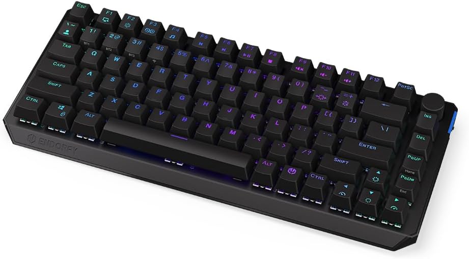 ENDORFY Thock 75% Wireless Red, 75% Wireless Mechanical Keyboard, QWERTY, Kailh Box Red switches, RG