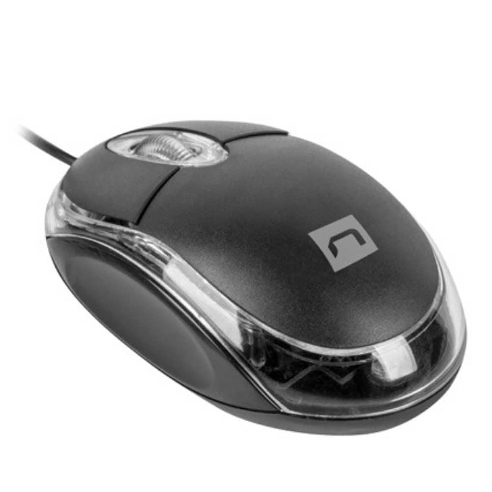 NATEC Maus Vireo 2 1000DPI Optico USB schwarz
