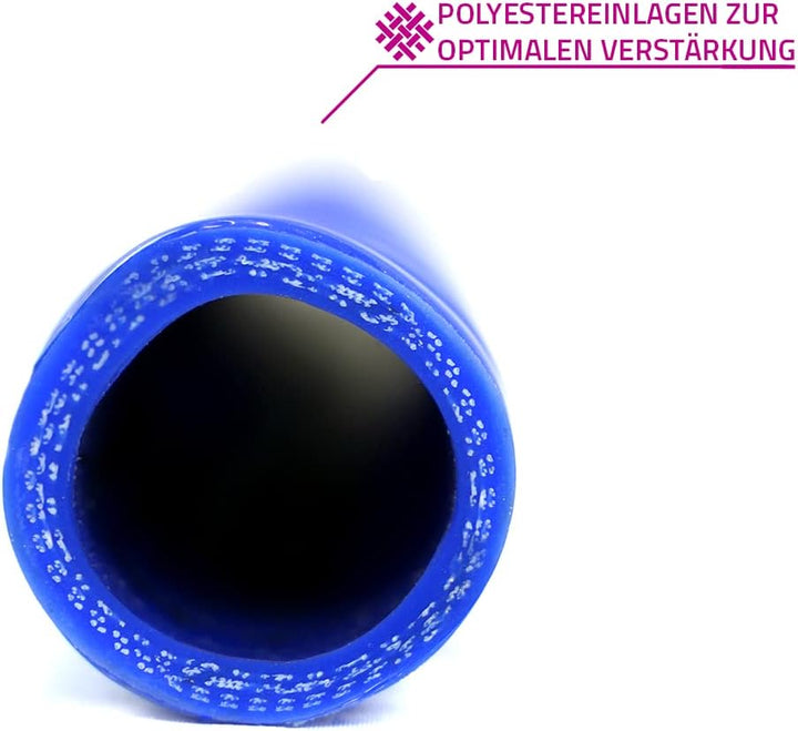 NovaNox® Superflex Silikonschlauch Drahteinlage Ø 13mm bis 54mm Grösse wählbar, Innendurchmesser:Ø 1