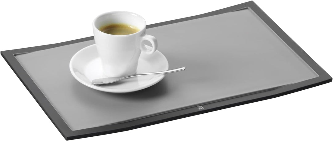 WMF Schneidebrett Tranchierbrett Touch schwarz 32 x 20 cm rechteckig aus Kunsstoff Saftrillen spülma