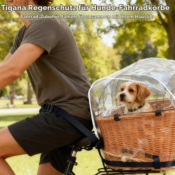 Fahrrad-Regenabdeckung für Haustiere, PVC mit Robustem Material, Guter Wasserabweisung, für Die Meis