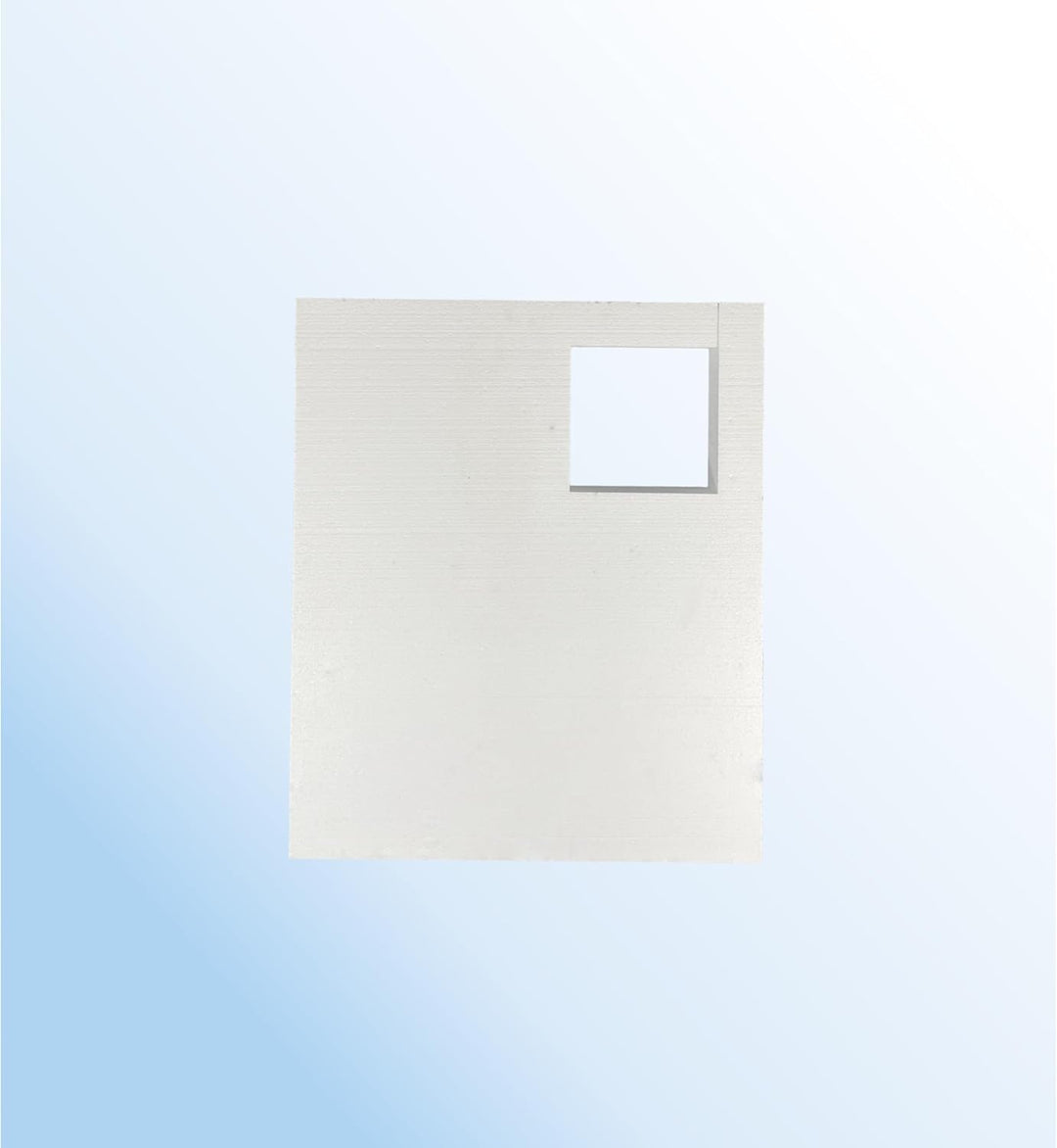 KOMPLETT-PAKET: Duschwanne 90 x 75 cm superflach 2,5 cm weiss Dusche mit GERADER UNTERSEITE Acryl +