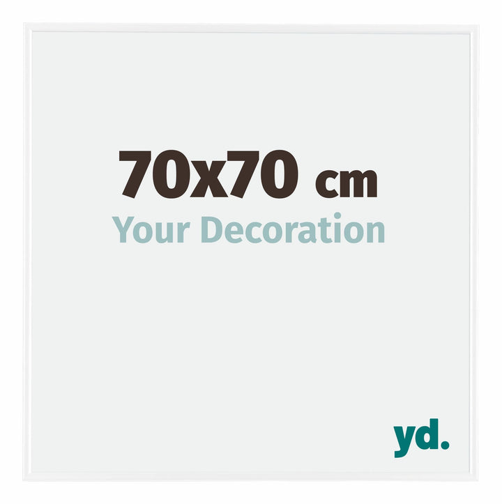 yd. Your Decoration - Bilderrahmen 70x70 cm - Bilderrahmen aus Kunststoff mit Acrylglas - Antireflex
