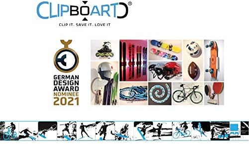 Clipboart® Standard Wandhalterung - Halterung - Snowboard - Wakeboard - Kiteboard - Balanceboard - W