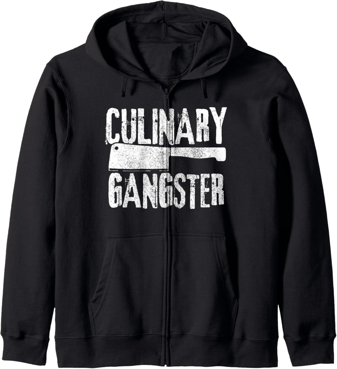 Koch Culinary Gangster Kochen Köchin Lustig Geschenk Kapuzenjacke