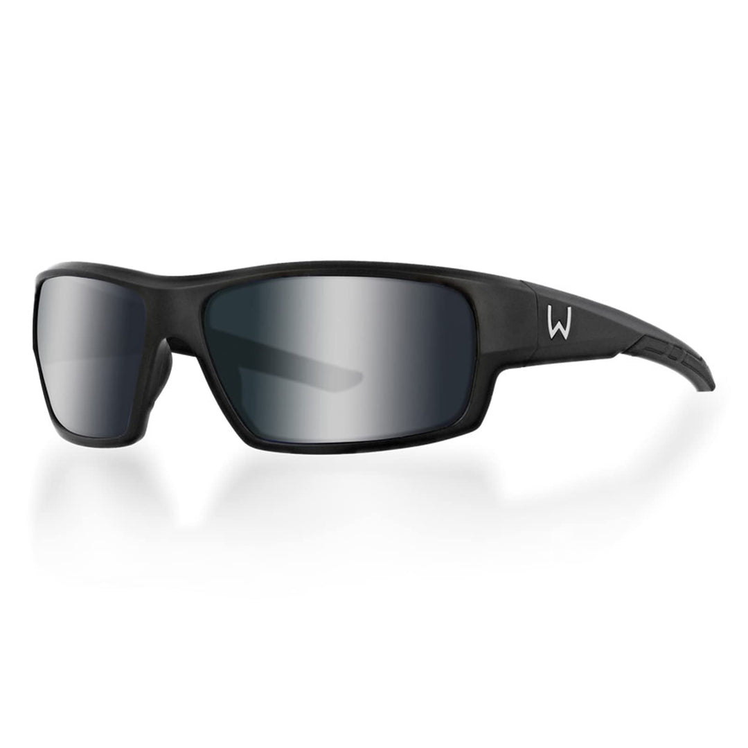 Westin W6 Sport 10 Matte Black LB Brown LM Silver Flash - Polbrille, Brille, Sonnenbrille, Angelbril