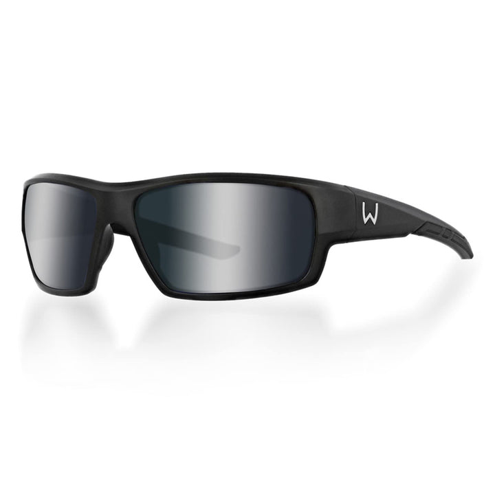 Westin W6 Sport 10 Matte Black LB Brown LM Silver Flash - Polbrille, Brille, Sonnenbrille, Angelbril