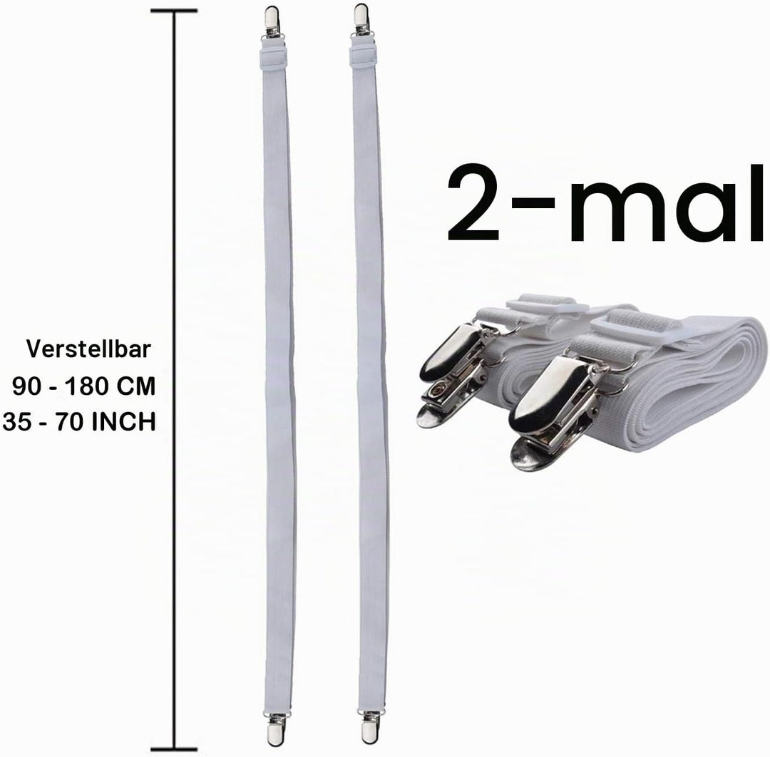 Erdungslaken Bett Set - GROss 240 x 90 cm – Erdungsbettlaken – Erdungsbettuch – Baumwolle Bettlaken