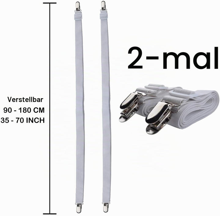 Erdungslaken Bett Set - GROss 240 x 90 cm – Erdungsbettlaken – Erdungsbettuch – Baumwolle Bettlaken