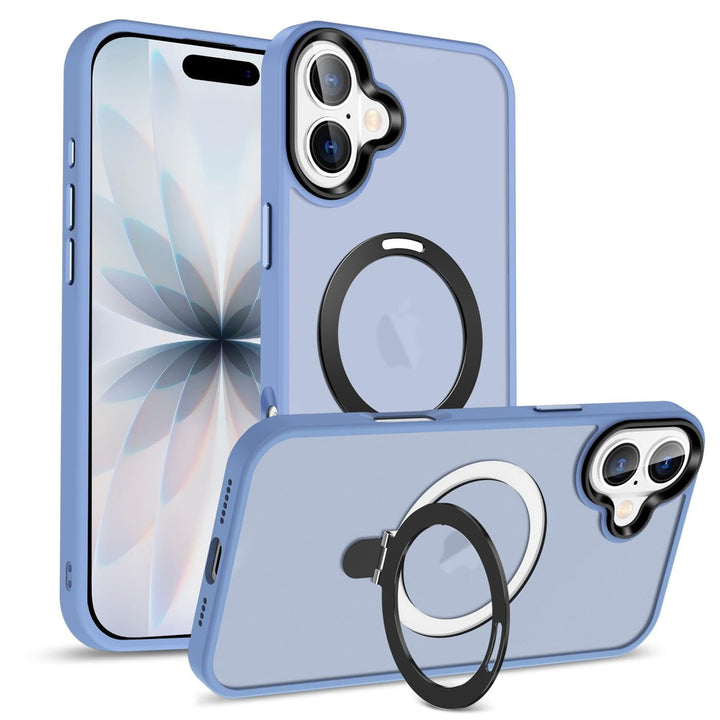 Verco Magnetischer Ring Ständer für iPhone 17 Hülle, kompatibel mit MagSafe Stossfest Luxury Translu