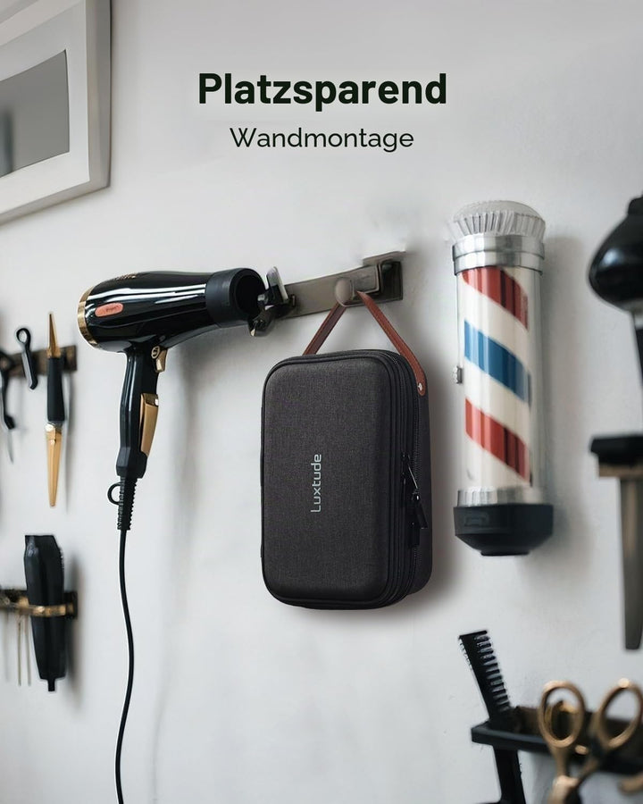 Luxtude Haarschneider Tasche für Reise,EVA Haarschnitt Barber Supplies Organizer Taschen,Trimmer Auf