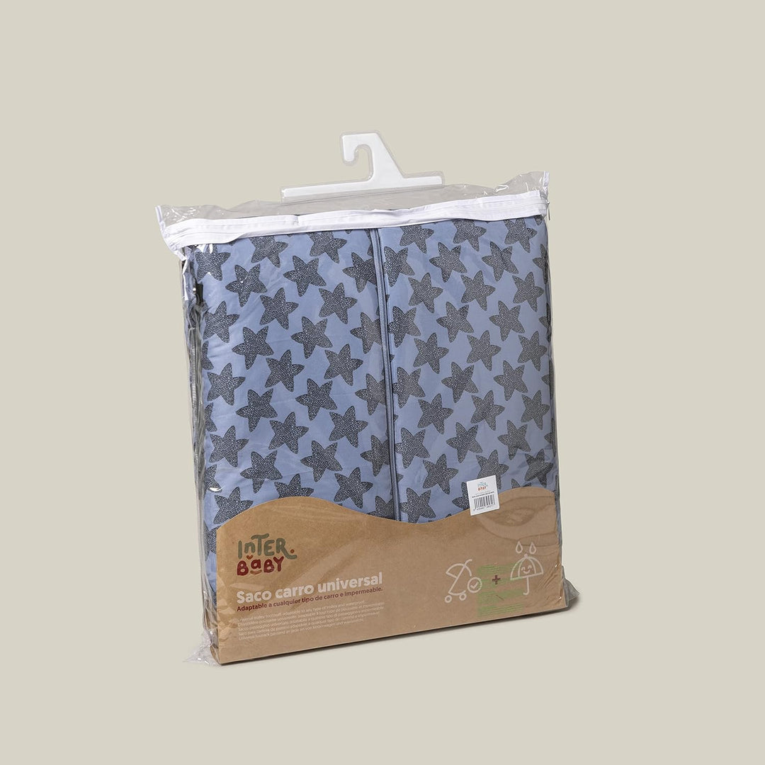 Universal WinterFusssack "Star Marino" für Kinderwagen, grau