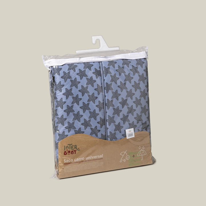 Universal WinterFusssack "Star Marino" für Kinderwagen, grau