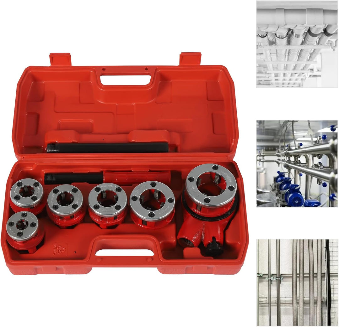 Ratschen-Rohrgewindeschneid-Set, Manuelles Rohrgewindeschneid-Werkzeug-Set, Rohrgewindeschneid-Set f