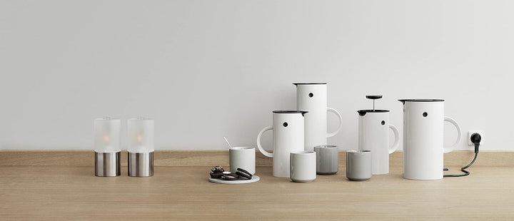 Stelton Isolierkanne EM77 0,5 liter - Doppelwandige Isolierkanne für heisse/kalte Getränke - Tee- &