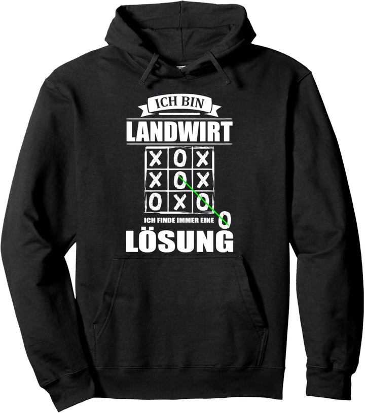 Ich Bin Landwirt Ich Finde Immer Eine Lösung Landwirtschaft Pullover Hoodie