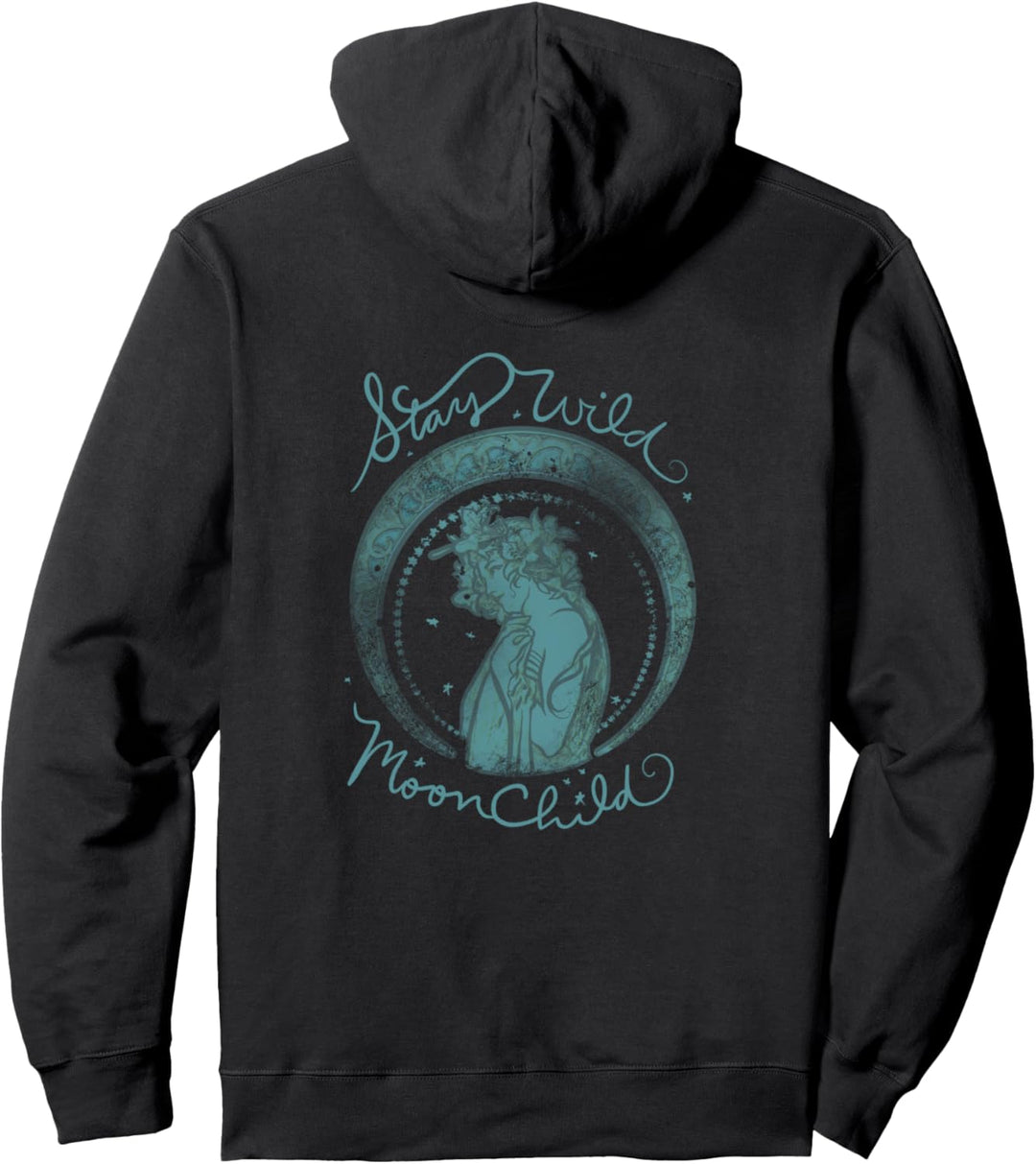 Stay Wild Moon Child Goddess Pullover Hoodie