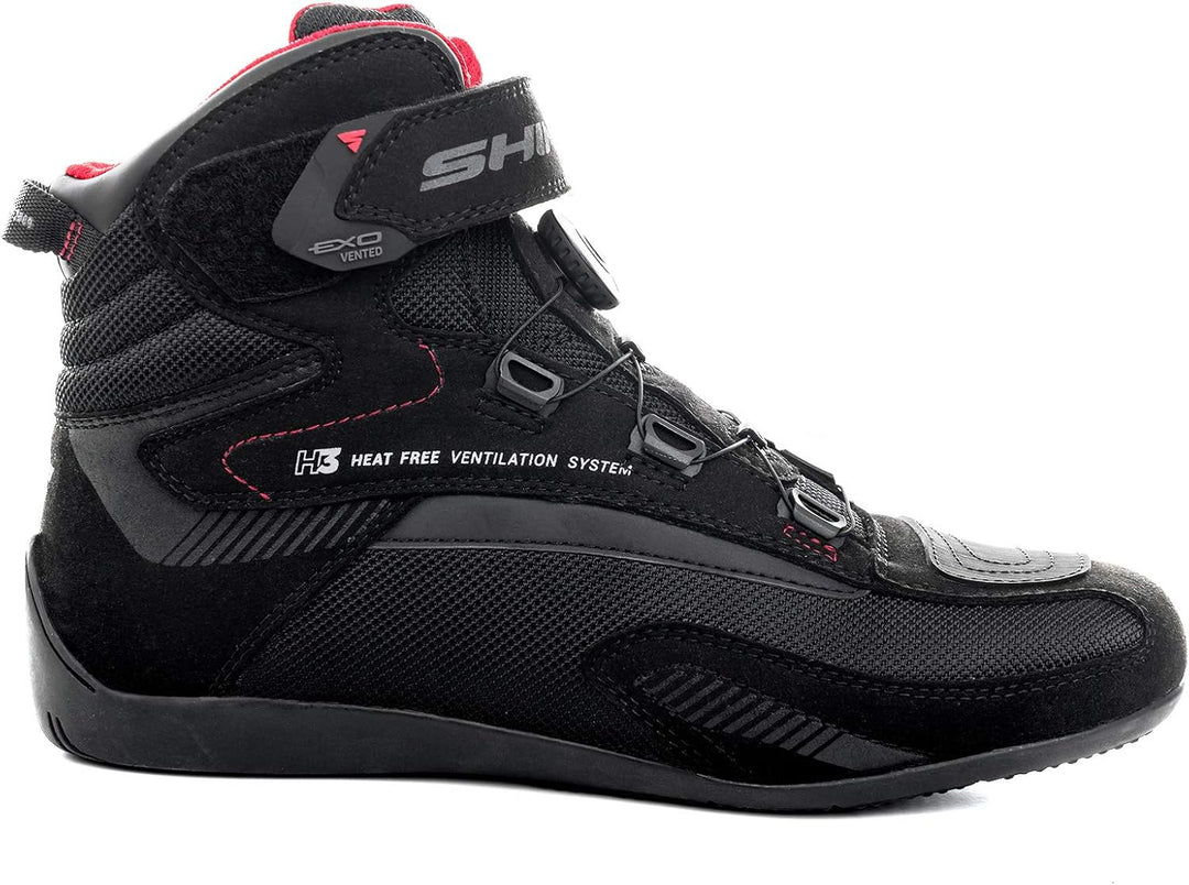 SHIMA EXO Vented Motorradschuhe Damen | Sommer Belüftet Mesh Motorradstiefel mit ATOP Verschluss-Sys