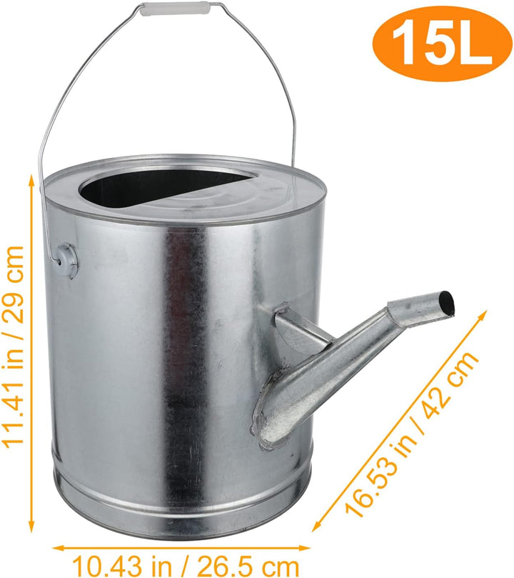 Yardwe Metallkanister Leer Benzinkanister Kraftstoffkanister Reservekanister Kraftstoff giesskanne M