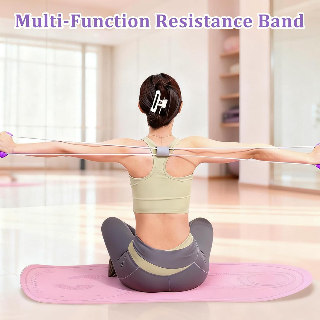Elastisches Krafttraining, 3 Stück, für Yoga, Fitness, Pedal, Widerstand, elastisches Band, Übungen