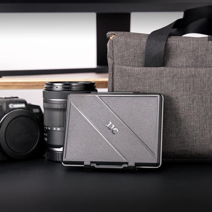 JJC SSD Speicherkarten Etui Tasche Aufbewahrung für 2,5 Zoll interne Solid State Drive, Wasserdicht