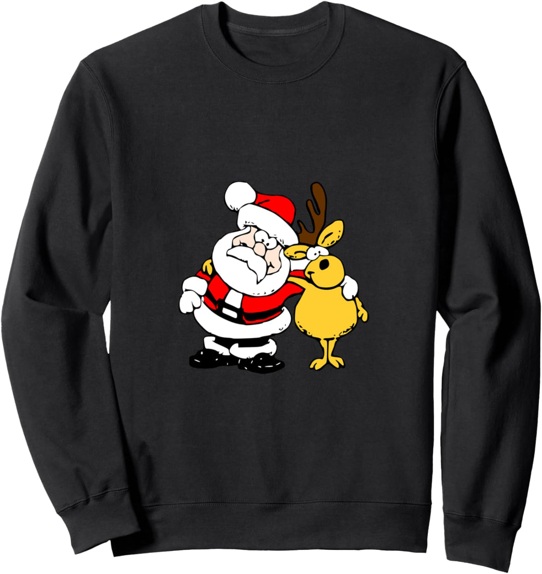 Weihnachtsoutfit Ho Weihnachtsfeier Weihnachtsmann Rentier Sweatshirt