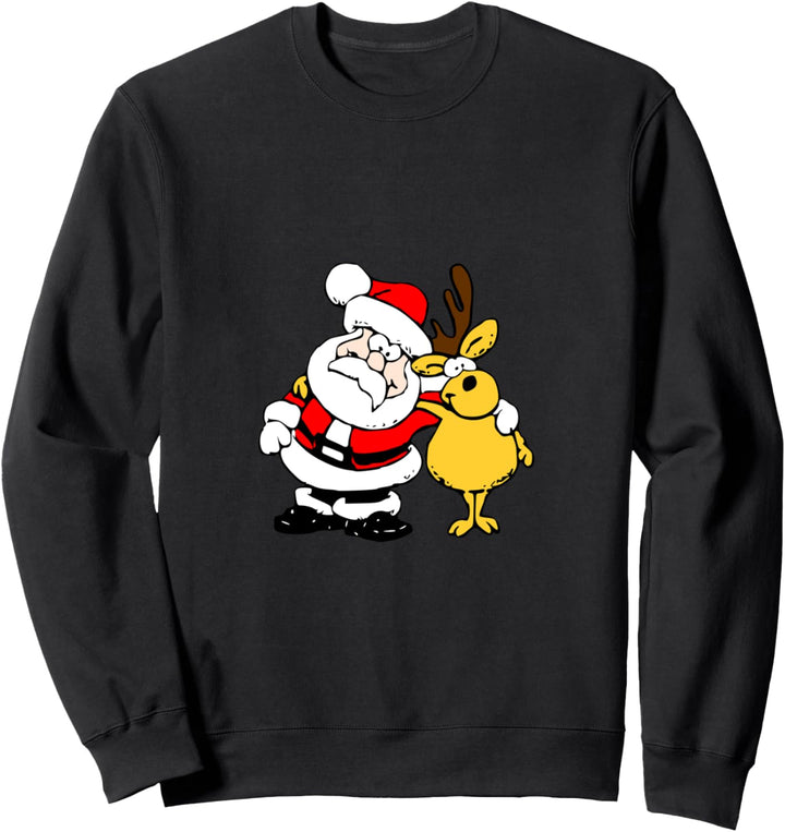 Weihnachtsoutfit Ho Weihnachtsfeier Weihnachtsmann Rentier Sweatshirt