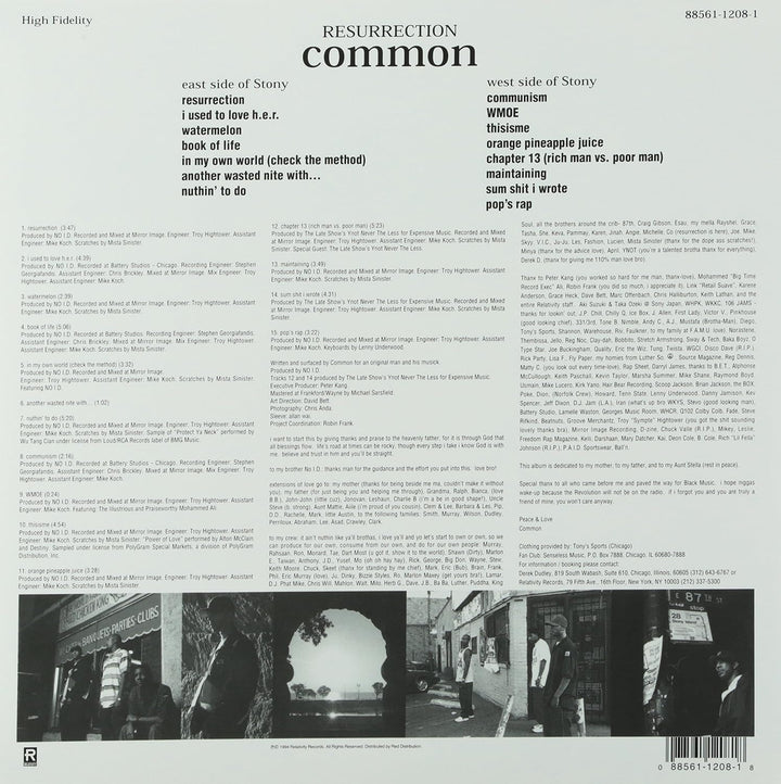 Resurrection  explicit_lyrics, Vinyl