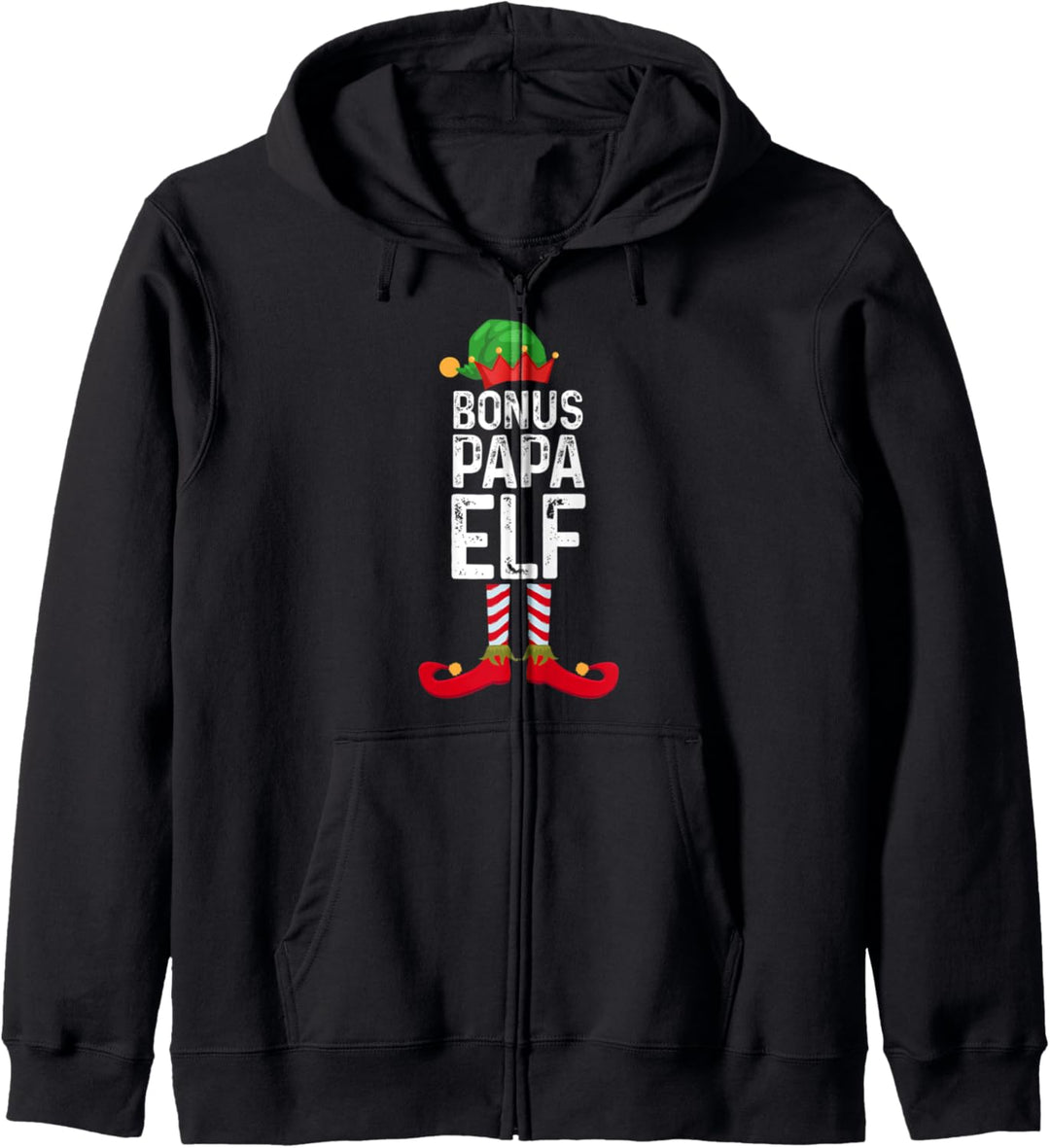 Bonus Papa Elf Weihnachten Stiefvater Kapuzenjacke