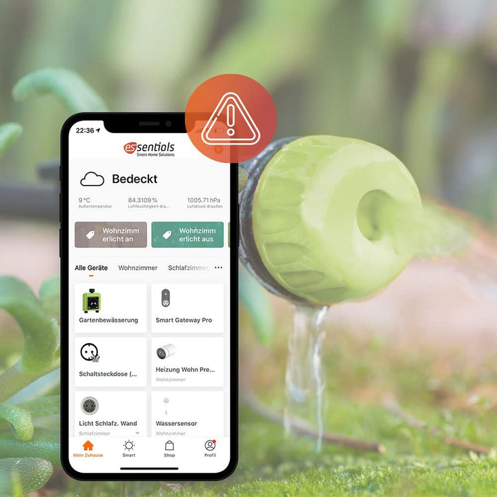 essentials Smart Home Solutions – Smart Garden Bewässerungssystem mit zwei Anschlüssen, Zeitprofiler