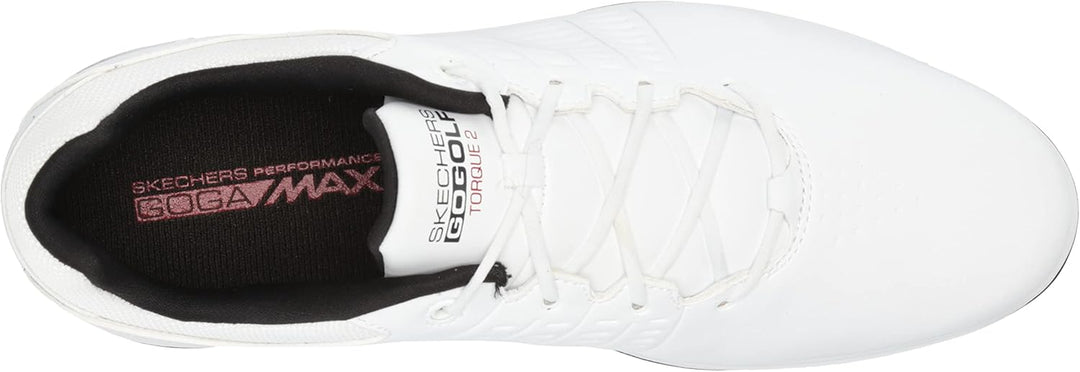 Skechers Herren Torque Waterproof Golf Shoe Golfschuh 41 EU Sohle Weiss Schwarz, 40 EU