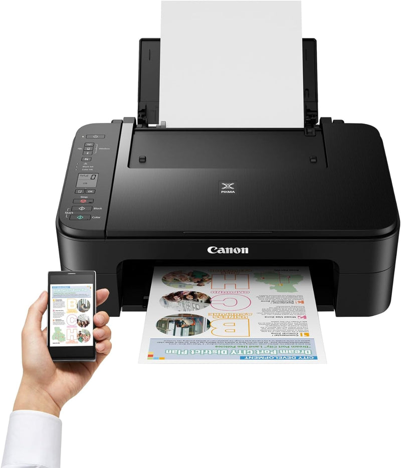 Canon Pixma TS3350 Multifunktionsgerät, WLAN-Drucker, Schwarz