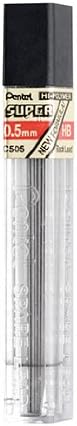 Pentel C505-HB Hochpolymer-Ersatzmine extra stark in 12er Röhre HB 0,5 mm 12 Röhren