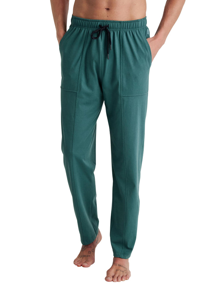 CALIDA RMX Lounge Jogginghose Herren, mit Seitentaschen 46-48 Philo Green, 46-48 Philo Green