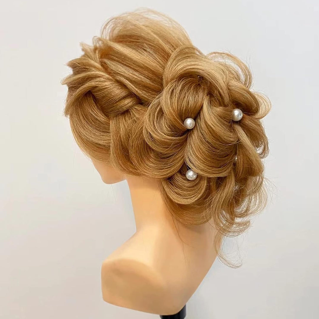 Trainingsköpfe für Friseure Übungskopf 100% Echthaar Friseurkopf Friseursalon Puppenkopf Schminkkopf