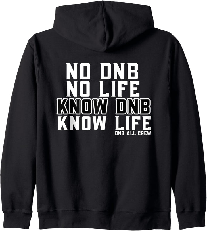 Drum And Bass Music Liquid Jungle Rave EDM DnB Festival Kapuzenjacke