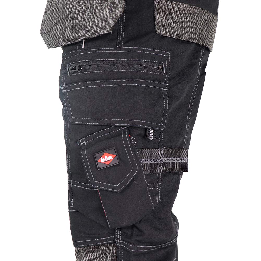 Lee Cooper LCPNT224 Cargo-Hose mit Holstertasche - Arbeitshose 32W / 33L Blau, 32W / 33L Blau