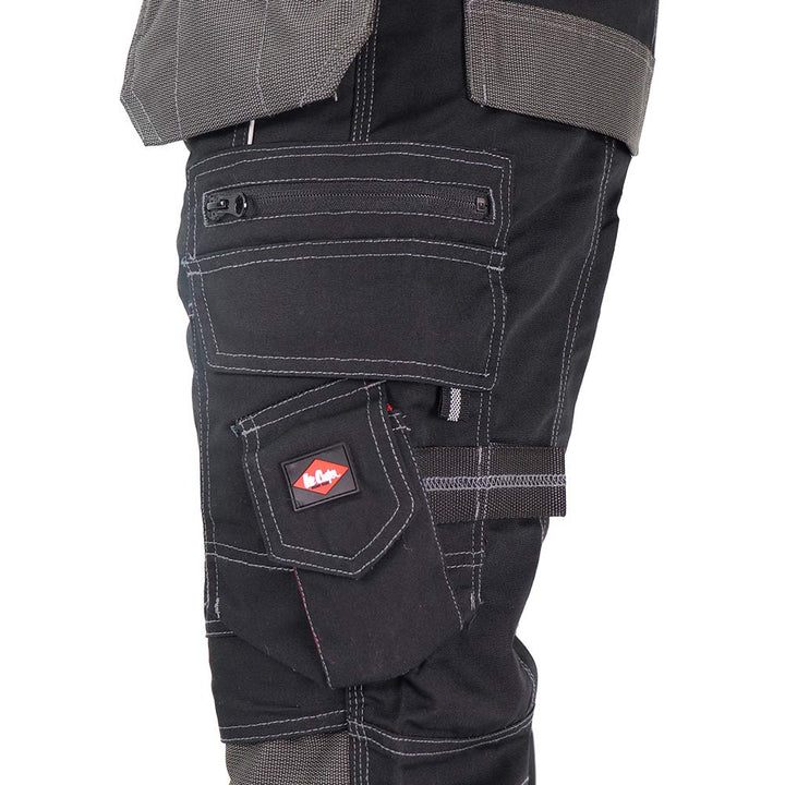 Lee Cooper LCPNT224 Cargo-Hose mit Holstertasche - Arbeitshose 32W / 33L Blau, 32W / 33L Blau