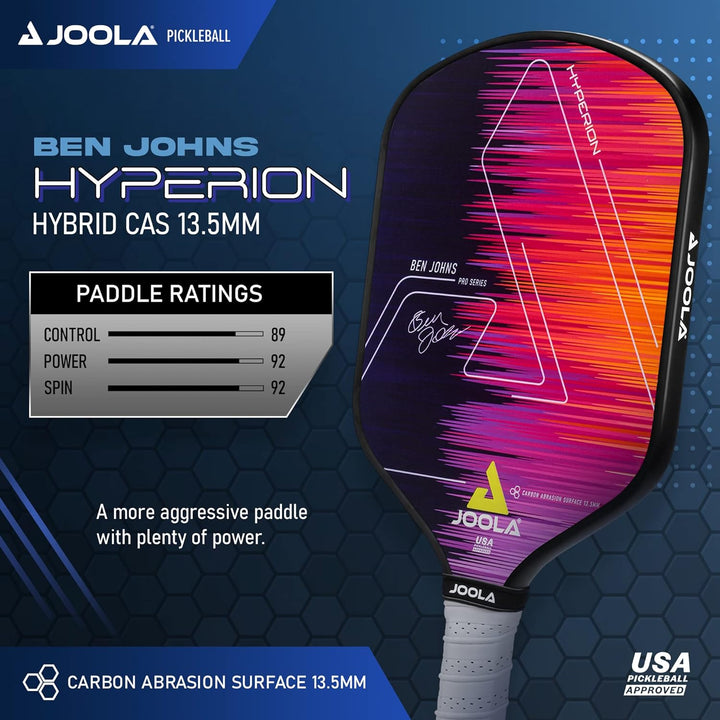 JOOLA Ben Johns Hyperion Pro Pickleball-Schläger – Tournament Edition Pickleballschläger – Weltmeist