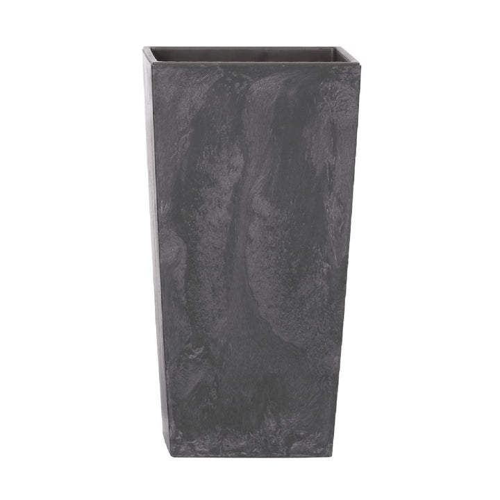 Maceta alta 91,5 L Prosperplast Urbi Square Effect de plástico CON depósito en color Antracita, 75 (