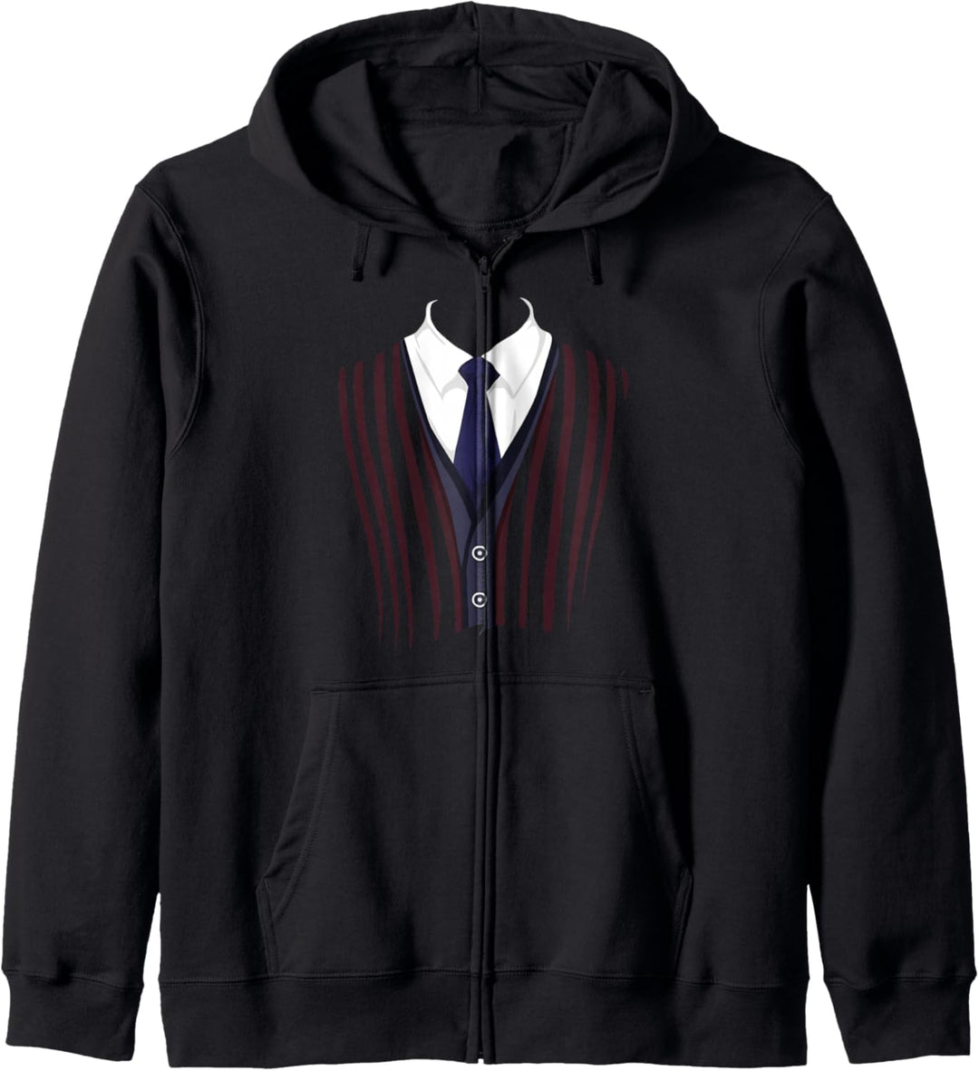 Classy Fun Fake Smoking Suit T-Shirt Nice Black Tie Tee Kapuzenjacke