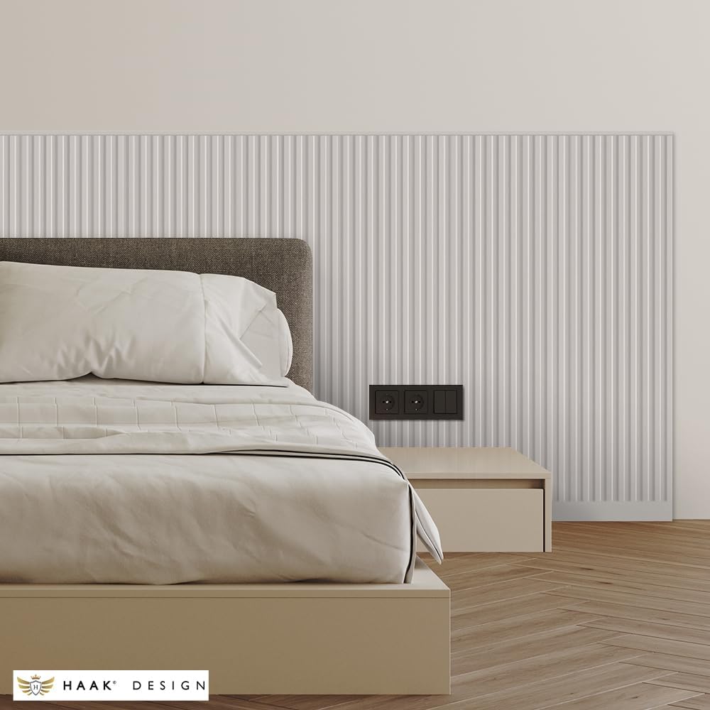 Abschlussleiste Desiwa 14er-Set in Sandbeige 10,7x130 cm Pastellfarbe Pastell Paneele 14er Set Absch