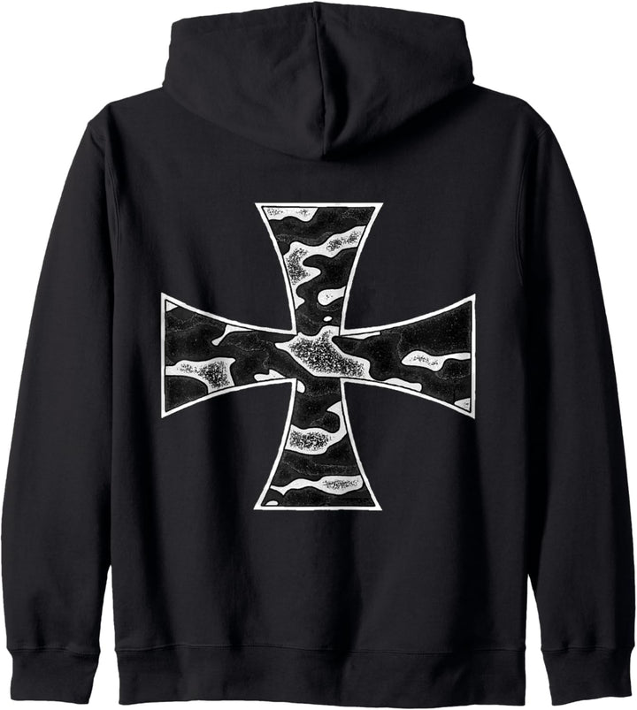 Ein Eisernes Kreuz Kapuzenjacke
